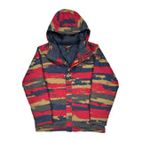 Age 14-16 The North Face Striped Jacket - Large Multicoloured Polyester