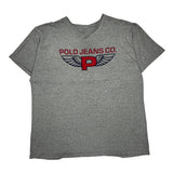 Ralph Lauren T-Shirt - XL Grey Cotton Blend