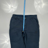 Duluth Cargo Trousers - 34W 30L Blue Cotton