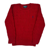 Age 5 Polo By Ralph Lauren Jumper - Small Red Cotton