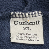 Carhartt Hoodie - XL Blue Cotton Blend