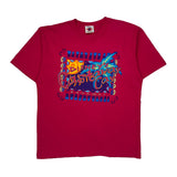 Castaway Cay Disney Graphic T-Shirt - Large Pink Cotton