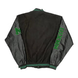 Letter B Patch Boohoo Varsity Jacket - Large Green Polyester