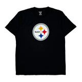 Steelers Reebok Nfl T-Shirt - XL Black Cotton