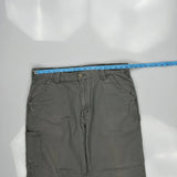 Carhartt Carpenter Trousers - 36W 31L Grey Cotton