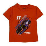 Nascar Graphic T-Shirt - Small Orange Cotton