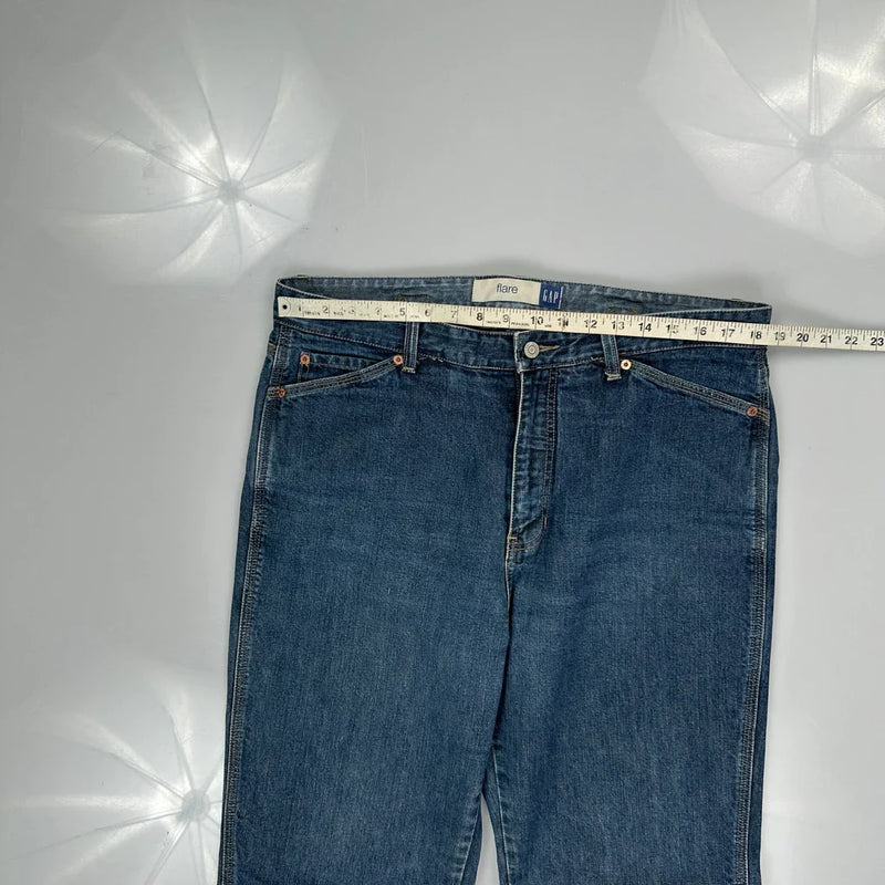 Gap Jeans - 37W UK 18 Blue Cotton