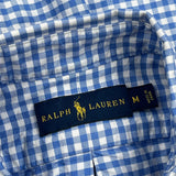 Ralph Lauren Checked Shirt - Medium Blue Cotton