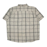 Carhartt Checked Short Sleeve Shirt - 2XL Cream Cotton