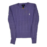Age 7 Polo By Ralph Lauren Jumper - Small Purple Cotton