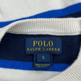 Age 5 Polo By Ralph Lauren Striped Sweatshirt - Small Blue Cotton