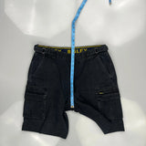 Bisley Cargo Shorts - 34W 11L Black Cotton