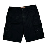 Lee Cargo Shorts - 36W 9L Black Cotton