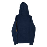 Carhartt Spellout Hoodie - XS Blue Cotton