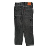 Levis Carpenter Jeans - 32W 30L Grey Cotton