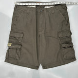 Lee Cargo Shorts - 34W 11L Brown Cotton