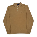 Polo By Ralph Lauren Polo Shirt - Medium Brown Cotton