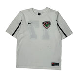 Liverpool Nike Football Shirt - Medium White Polyester