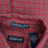 Gant Checked Shirt - Medium Red Cotton