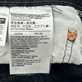 501 Levis Jeans - 32W 30L Black Cotton