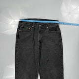 550 Levis Jeans - 34W 31L Grey Cotton
