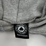 Thrasher Graphic Hoodie - Small Gray Cotton
