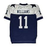 Dallas Cowboys Reebok #11 Williams Football Jersey - Large Blue Nylon