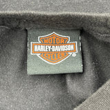 National Harley-Davidson Flat Track Races Harley Davidson Graphic T-Shirt - Medium Black Cotton