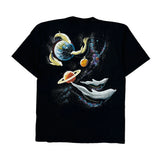 Nature Graphics Harlequin Single Stitch T-Shirt - Medium Black Cotton