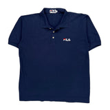 Fila Polo Shirt - XL Navy Cotton