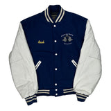 Made In USA Holloway Bukholder Racing Enterprises Varsity Jacket - XL Blue Wool Blend