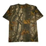 Mossy Oak Camo T-Shirt - Medium Khaki Cotton