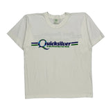 Great Barrier Reef Quiksilver Graphic T-Shirt - Medium White Cotton