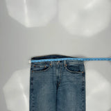 505 Levis Jeans - 34W 31L Blue Cotton