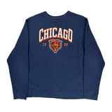 Chicago Bears Nfl Football Sweatshirt - XL Blue Cotton