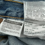 501 Levis Jeans - 30W 27L Blue Cotton