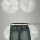 Southpole Wide Leg Jeans - 34W 31L Blue Cotton