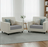 Anyhouz Sofa Cushion Cover – Gray Polyester, Thick Stretchable, 1Pc Living Room Chair