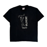 25Th Anniversary Hanes Single Stitch T-Shirt - Large Black Cotton Blend