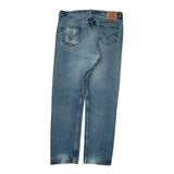 501 Levis Jeans - 36W 30L Blue Cotton