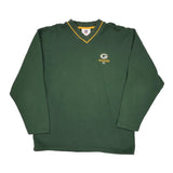 Denver Broncos NFL Sweatshirt - Large Green Polyester
