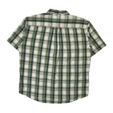 Tommy Hilfiger Checked Short Sleeve Shirt - XL Green Cotton