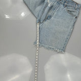 Levis Denim Shorts - 31W 9L Light Wash Denim