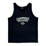 Legendary Harley Davidson Tank Top - XL Black Cotton