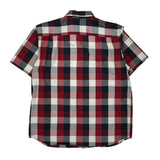 Carhartt Checked Short Sleeve Shirt - XL Blue Cotton