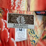 Kalaheo Floral Hawaiian Shirt - Medium Multicoloured Cotton
