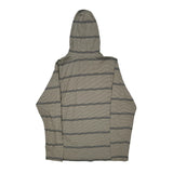 Oakley Striped Hoodie - Large Black Cotton