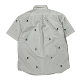 Ralph Lauren Short Sleeve Shirt - Large White Cotton