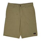 Dickies Chino Shorts - 36W 11L Khaki Polyester Blend