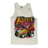 Kings Royal Fruit Of The Loom Nascar Vest - Small White Cotton